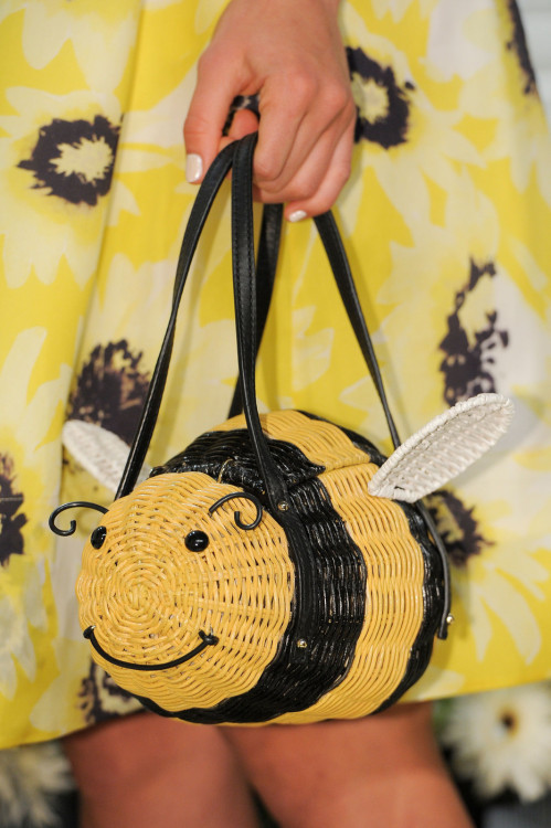 themakeupbrush:Kitschy-cute bags at Kate Spade Spring 2016
