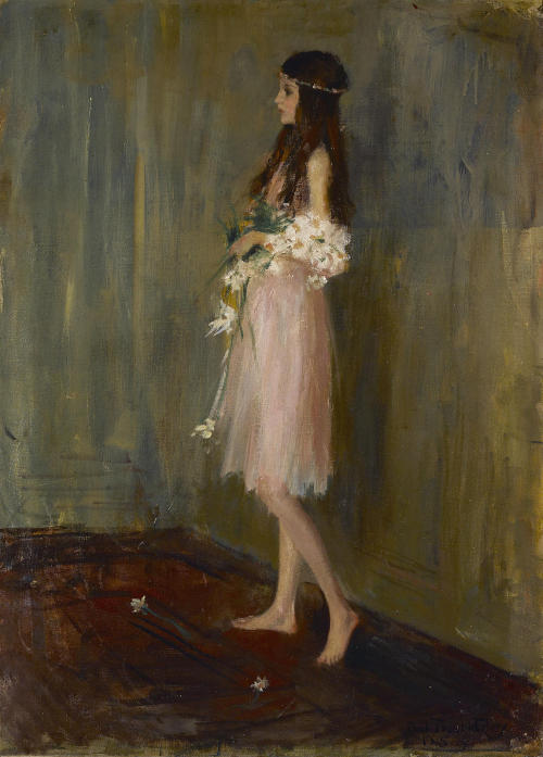 catonhottinroof: Pavel Petrovich Troubetzkoy (1866-1938)  Melancholy in pink