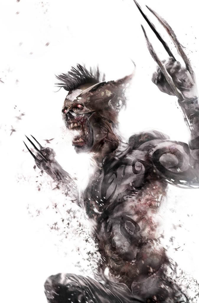 astonishingx:  Marvel Zombies: Daken by Francesco Mattina 