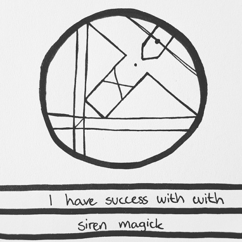 “I have success with siren magick”Requested by anon. Sigil request status on my blo