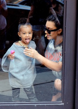 Jumexpeachnectar:  Gymhoe:  Kickinitwithkatiki:  The Many Faces Of North West- 9/7