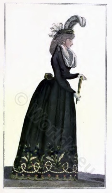 Ladies fashions from 1793