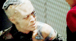 carlithiel: SEVEN: Irrelevant! Take me back to the Borg. JANEWAY: I can’t do that.