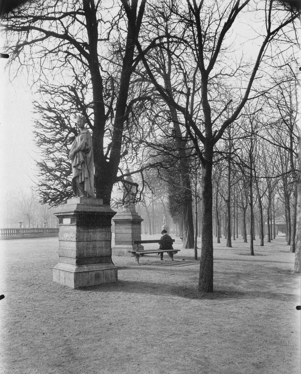 onlyoldphotography:  Eugène Atget: Jardin du Luxembourg, 1902 