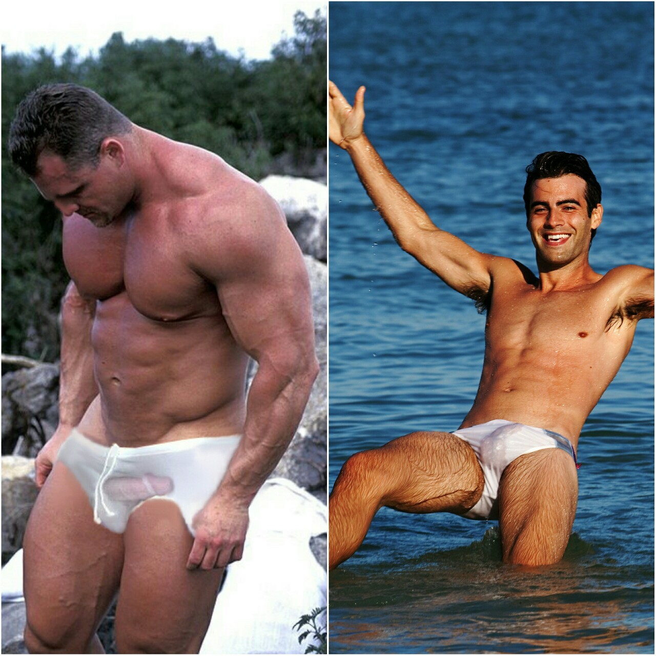 sexysubdad:  Idea for dressing Your sub/slave when You go to the beach. These will