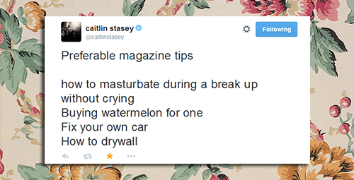 bisexualclarke:  some of my fave caitlin stasey tweets (part 1 lbr) on pretty florals