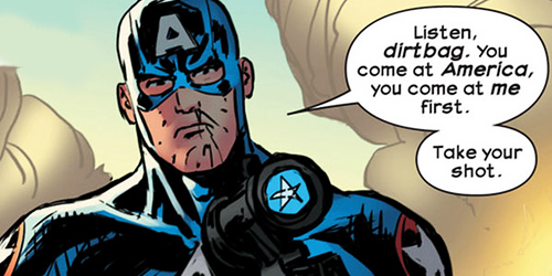 comickazee:  President Cap: America is my White House.  (Ultimate Comics: the Ultimates