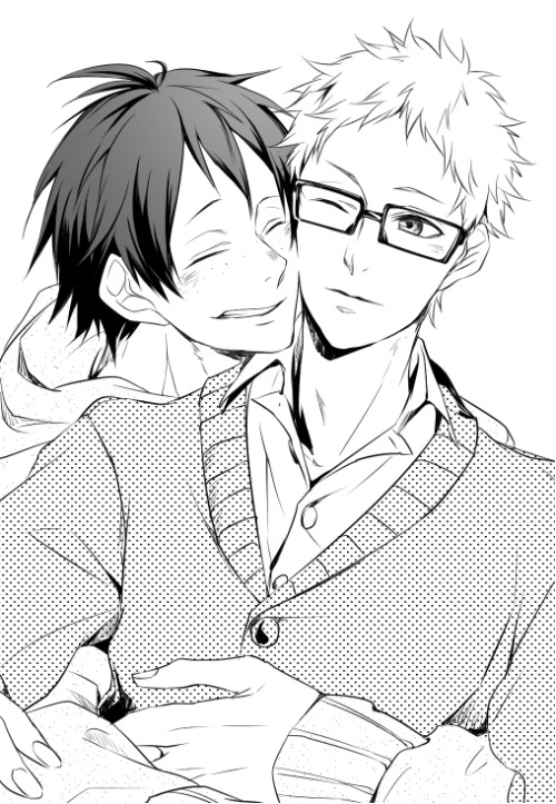 dancing-on-stars:ＨＱ＃５：山月詰め②  by こんPermission to post given by the artist