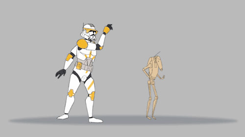 too-many-owls:Commander Cody roundhouse kicking droids lives rent free in my head