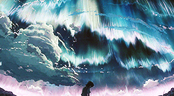 shishi-gamii:   hoshi wo ou kodomo + sky  