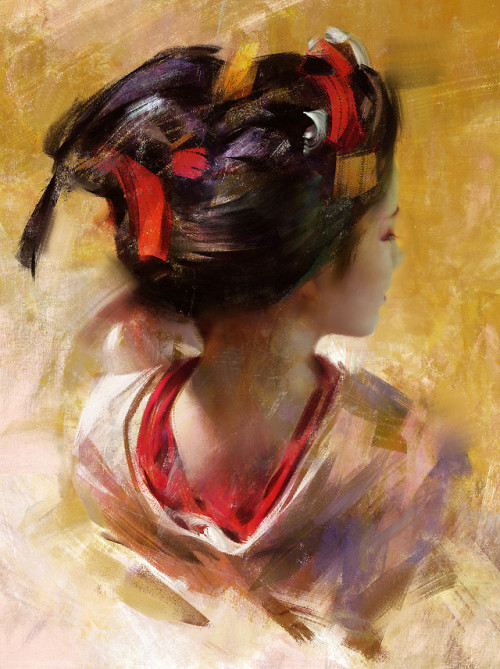 thecollectibles:  Geisha series by  Wangjie Li  