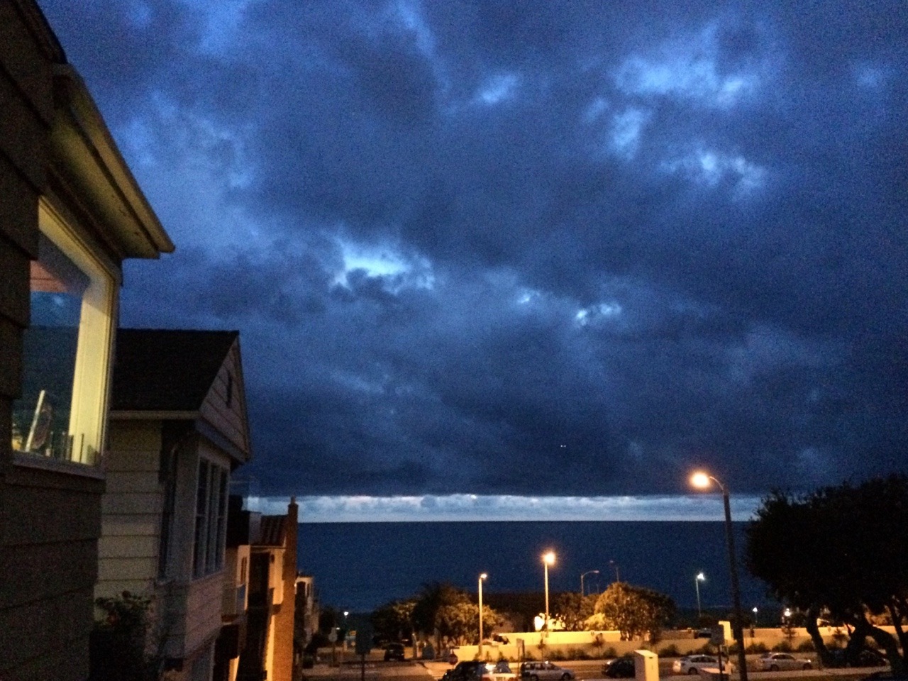 Rainy days in Manhattan Beach.