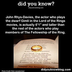 did-you-kno:  John Rhys-Davies, the actor