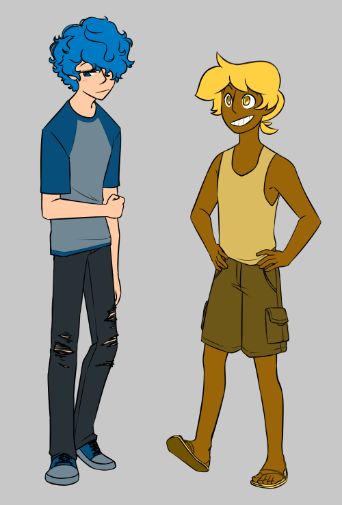 And so I finished the bases for Blue and Yellow, ages 15 and 16 respectively.  Basically their defau