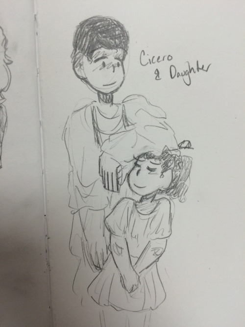 sophisticatenature:cateastrophi:Small doodle of cicero and daughter @sophisticatenatureWHY