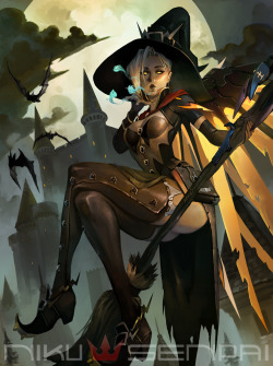 nikusenpai:  Overwatch Mercy - Witch  Personal