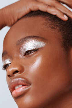 midnight-charm: Mayowa Nicholas photographed by Tom Newton for Into The Gloss Makeup by Benjamin Puckey 