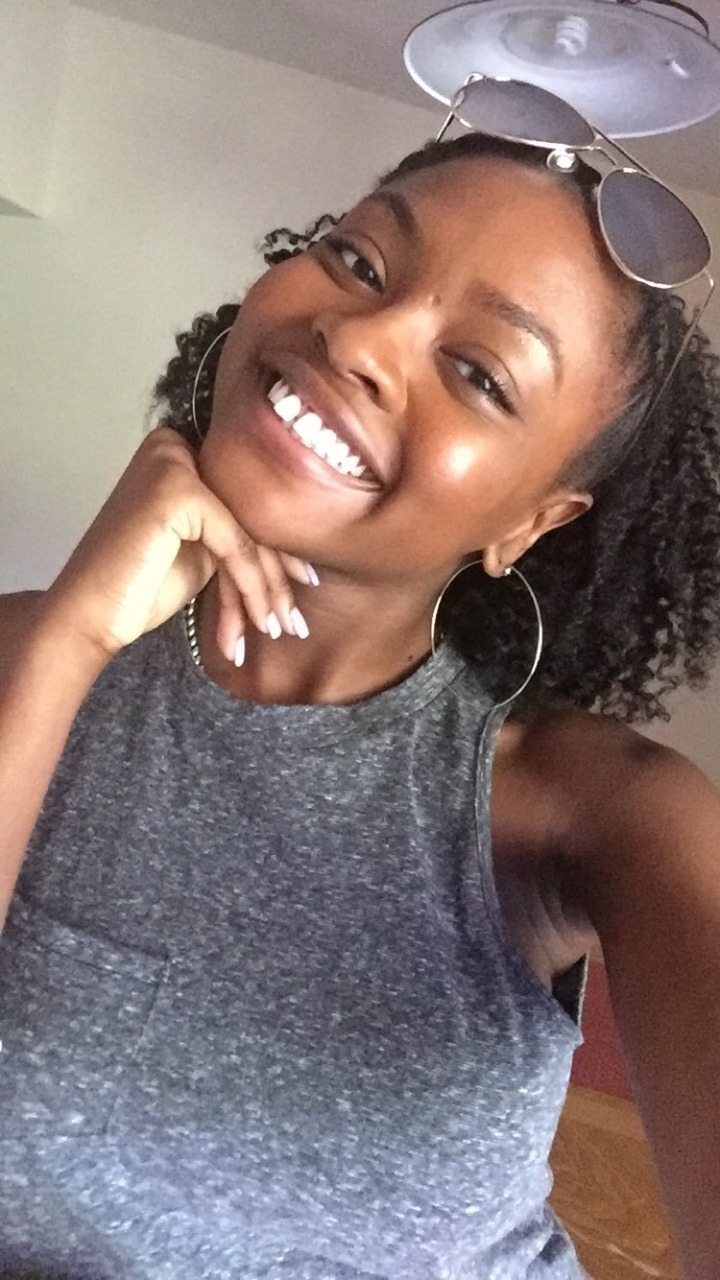 slimmclassy23:  My King and I (mostly me)  #BlackOut #melaninpoppin #melanin 