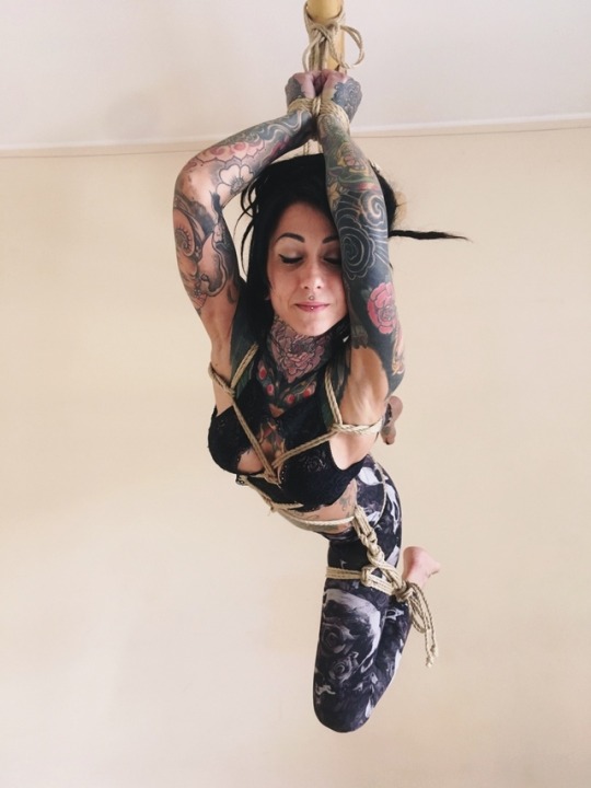 patfosterinropes:  Stefania Ginger in my ropes Pavia Shibari Dojo