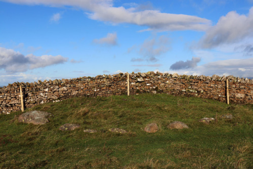 ‘Iron Hills’ Northern Stone Circle, near Shap, Cumbria, Lake District, 4.11.17.This half