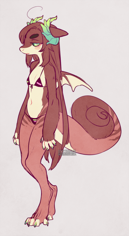 cookiehanasjunk:  Dragon!Hana. I always forget my ‘sona is a shape-shifter, so this form is totally canon starting now.
