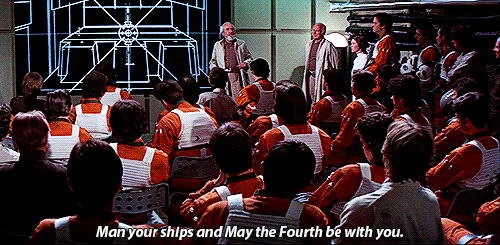 poehlaris:  princsleia:  Happy Star Wars Day!  #popculturecalendar