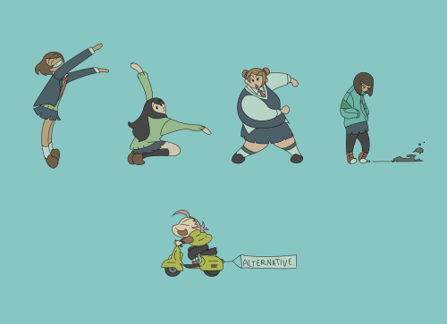 hooshizzoria: old flcl:alternative fanart from this past august that i intend to turn into a print/s