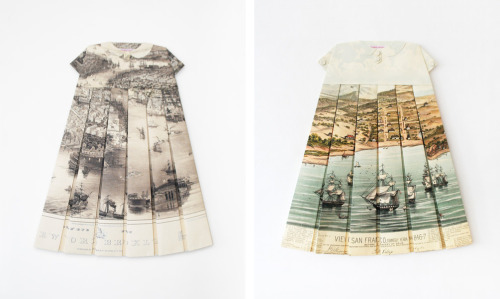 Elisabeth Lecourt, Les robes géographiques