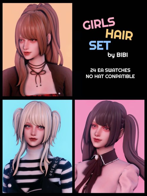 miwksowp: [BiBi] GIRLS HAIR SET: Privatter (+ tumblr!)