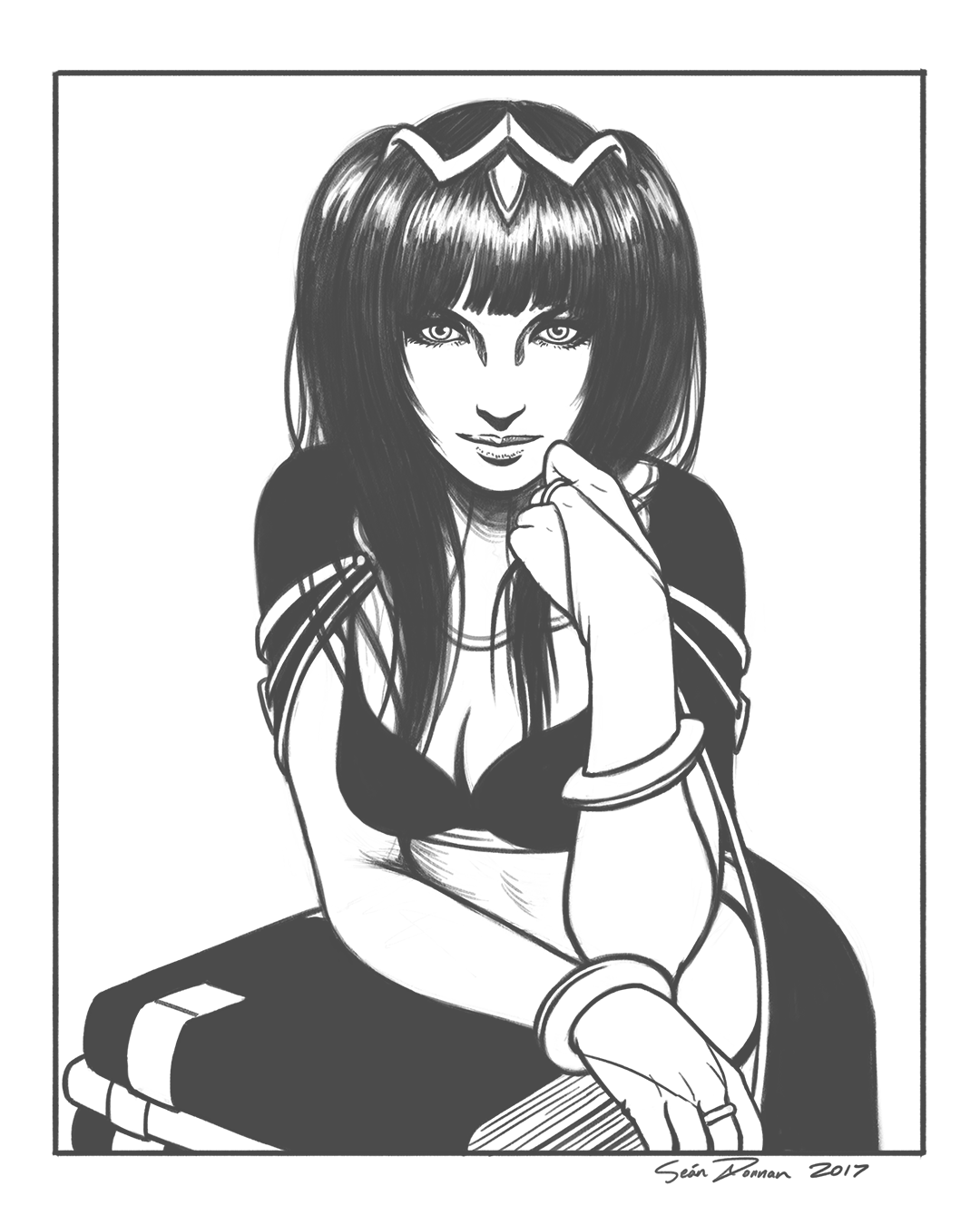 seandonnanart:Inktober 6 - Tharja from Fire Emblem Awakening. Anyone playing Fire