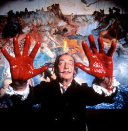 Immersed In His Work (Salvador Dali)