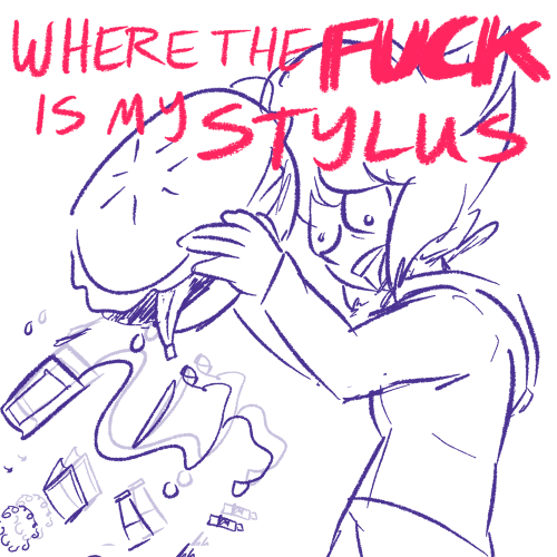 ze-pie:  Lapis and Peri as the stressed art students because thats exactly what they are