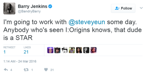 dumpsterboyglenn:yeunpacino:Just found out that the director of Moonlight wants to work with Steven 