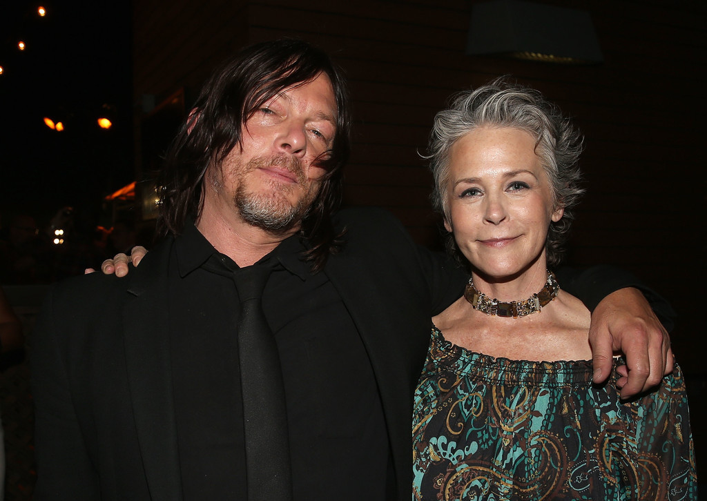 Norman Reedus and Melissa McBride | TWD S8 Premiere