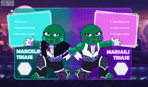 Some trollcall-style cards I did for me and my friends!Marcelin and Marsaili belong to @unromanceabl