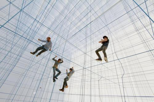 STRING VIENNA / NumenSelf supporting inhabitable social sculpture. The installation is based on prod