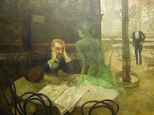 The Absinthe Drinker By Viktor Oliva Nudes &Amp;Amp; Noises  