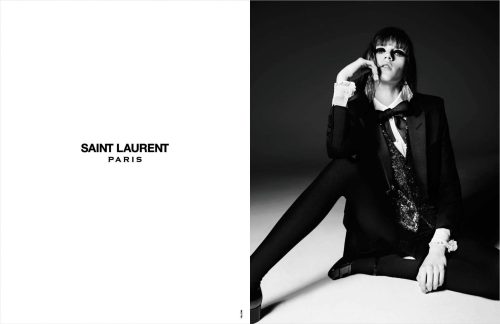 Saint Laurent. Ad campaign (part 1) FW1415Creative Director: Hedi SlimanePhotos: Hedi SlimaneModel: 