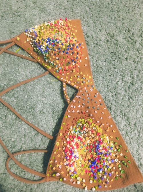 New Year’s Eve project - my knotty bra.