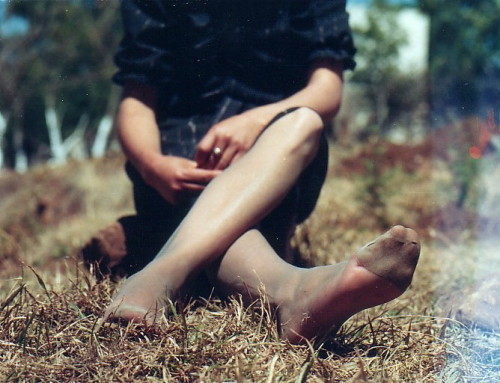 During a trip to the countryside in springtime we stopped for a rest to enjoy the vista and sunshine