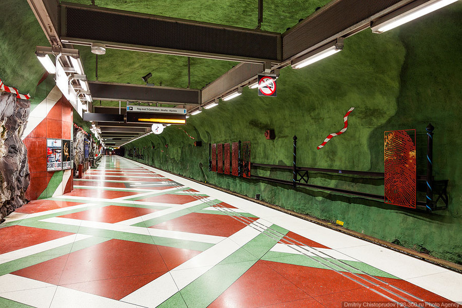 Удивительное шведское метро (фото)