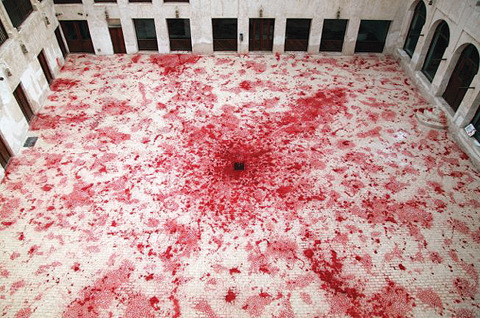 unicorn-meat-is-too-mainstream:   Imran Qureshi  Imran Qureshi (1972 Pakistan) is