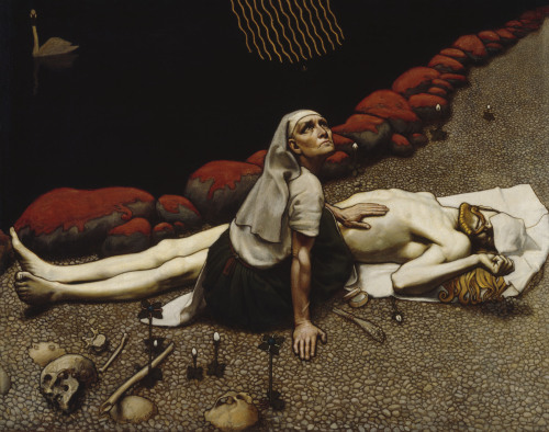 Lemminkäinen’s Mother, Akseli Gallen-Kallela, 1897