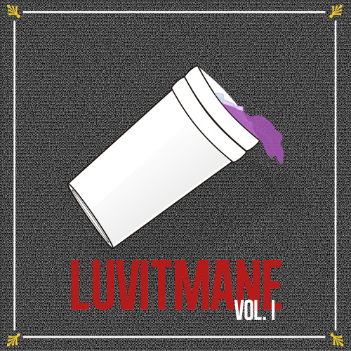 Artwork for DJ AudiTory x Los Cosby’s upcoming C&amp;S mixtape: LuvItMane Vol.1 Designed b