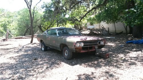 1968 Torino GT fastback 390 4V with a 4 speed top loader.