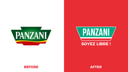 Redesign du logo de la marque de pâtes Panzani par Damien. // Redesign of Panzani pasta brand 