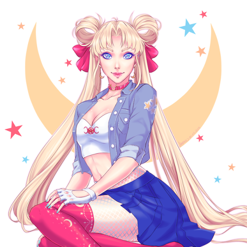 abyss-no-ishi: I was in Sailor Moon mood ✨