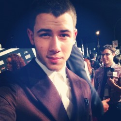 jobrosnews:  Nick Jonas on the red carpet at Fashion Rocks tonight - [9/9] 