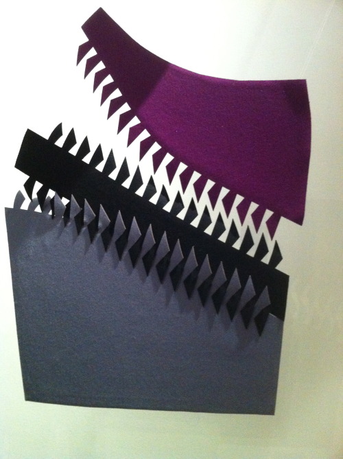 I managed a quick visit to the MSFW: Emerging Designer Exhibition. The idea of linking fabric i