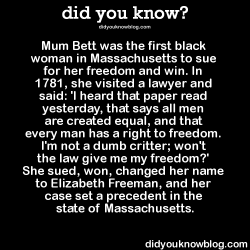 le-manguier:  thedarkestlove:  did-you-kno:Source Things they don’t mention in American government or history.  Again, I don’t know what kinds of shoddy history courses you people take, but I heard about her in both middle and high school